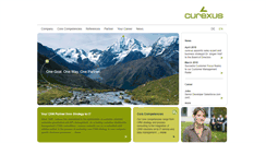 Desktop Screenshot of curexus.com