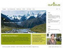Tablet Screenshot of curexus.com